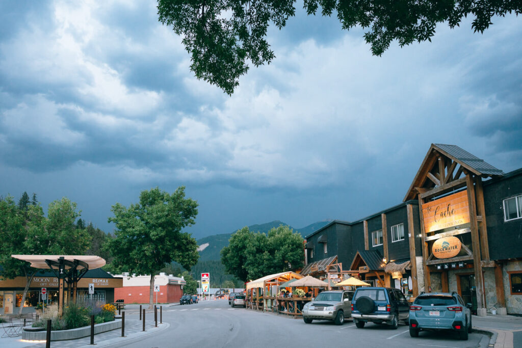 Golden main street